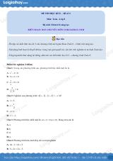 Đề thi học kì 2 Toán 8 - Đề số 4 - Chân trời sáng tạo